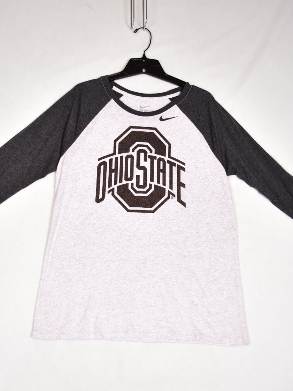 The Nike Tee Ohio State Women's Raglan Tee Shirt Size Large
